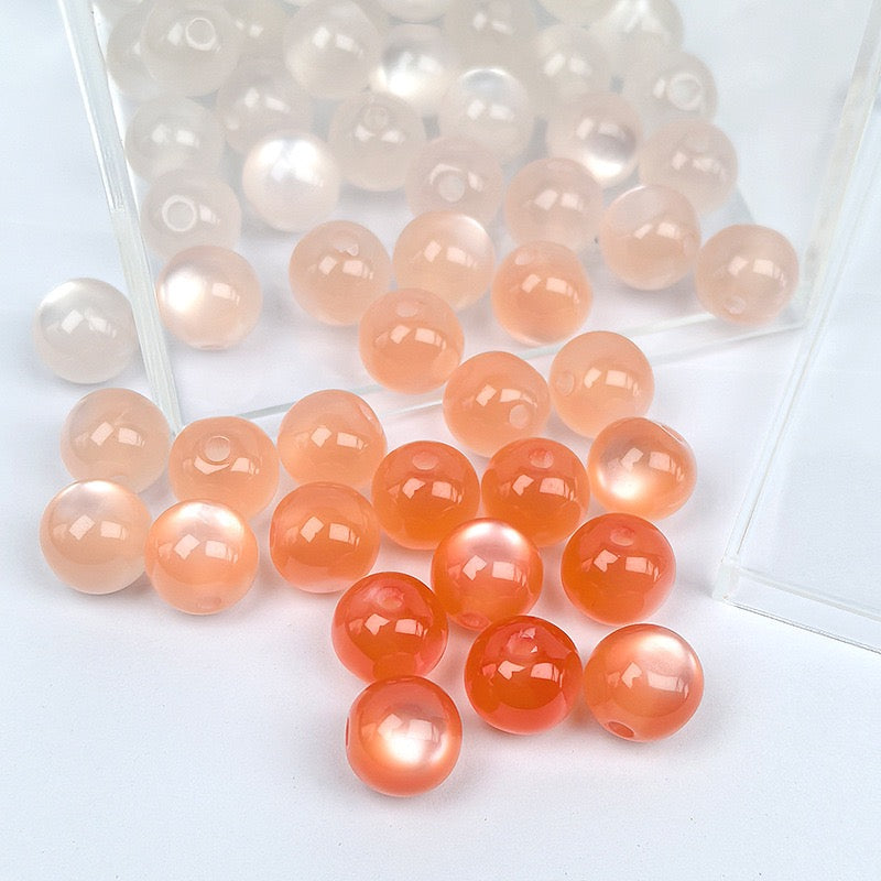 10mm Solar Energy Metaphysical Resin Beads Negative Energy Cleansing DIY Craft