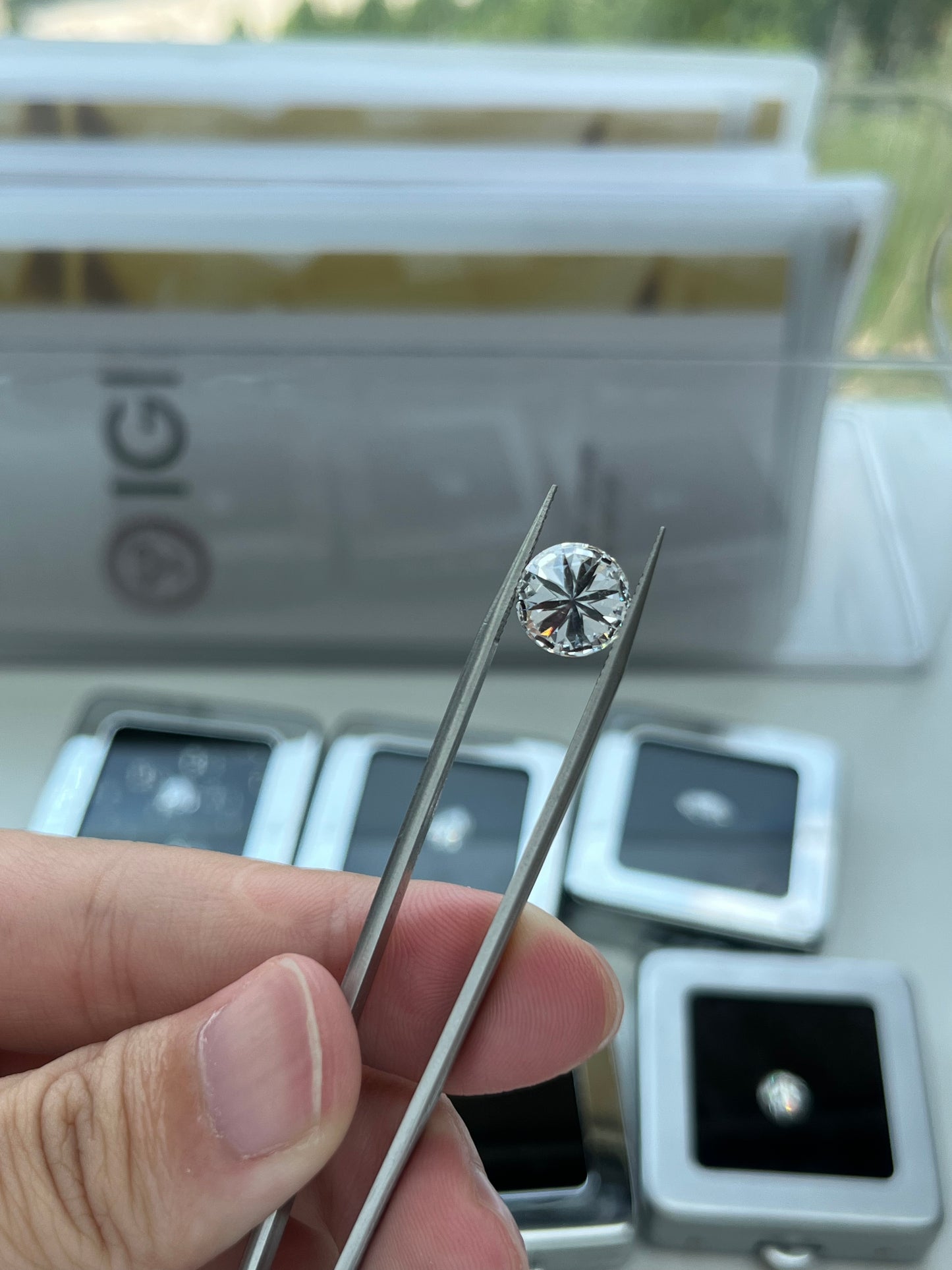 3.8CT ROUND E VS1 Lab Diamond