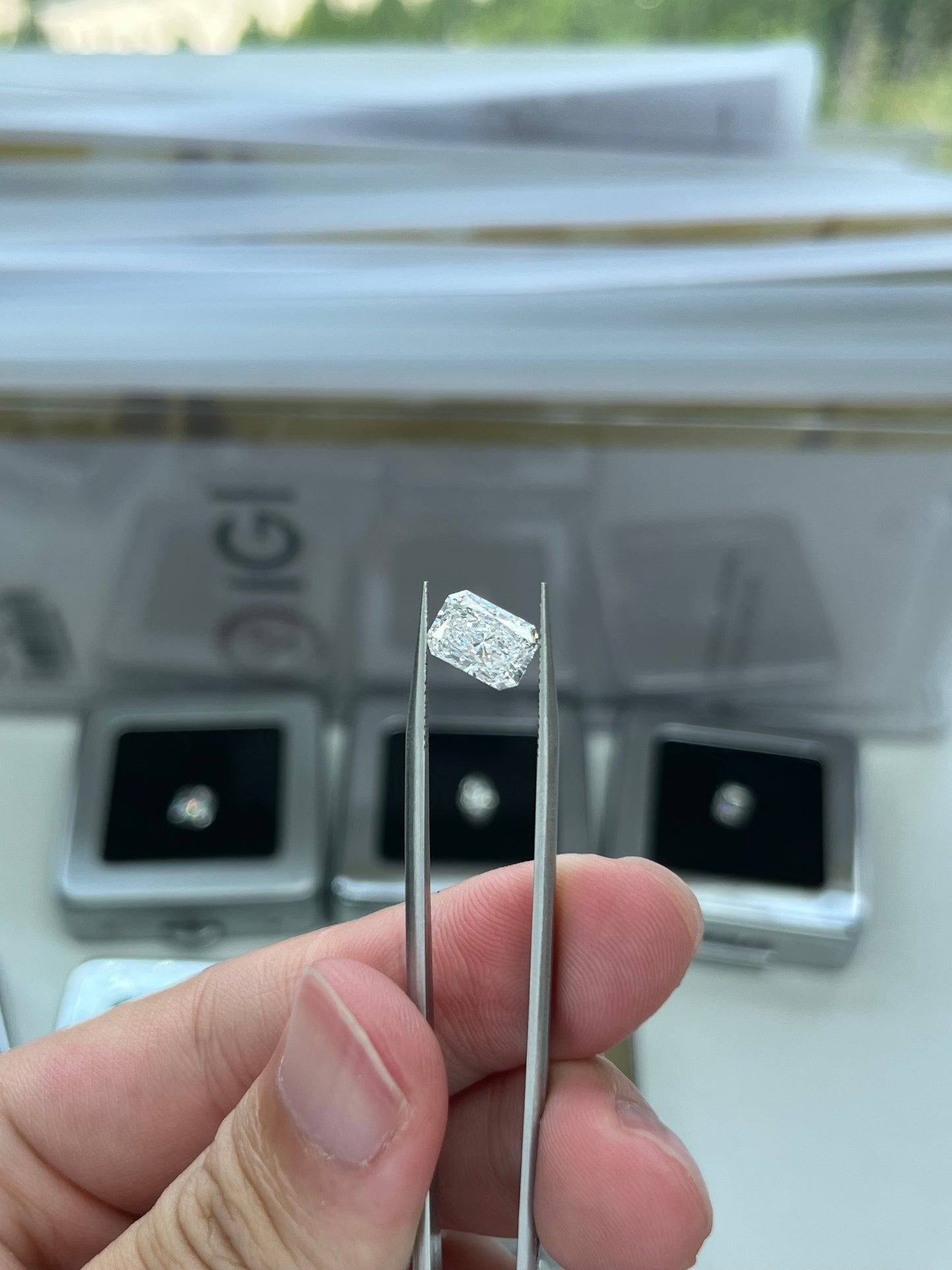 2.09CT Radiant D VVS2 Lab Diamond