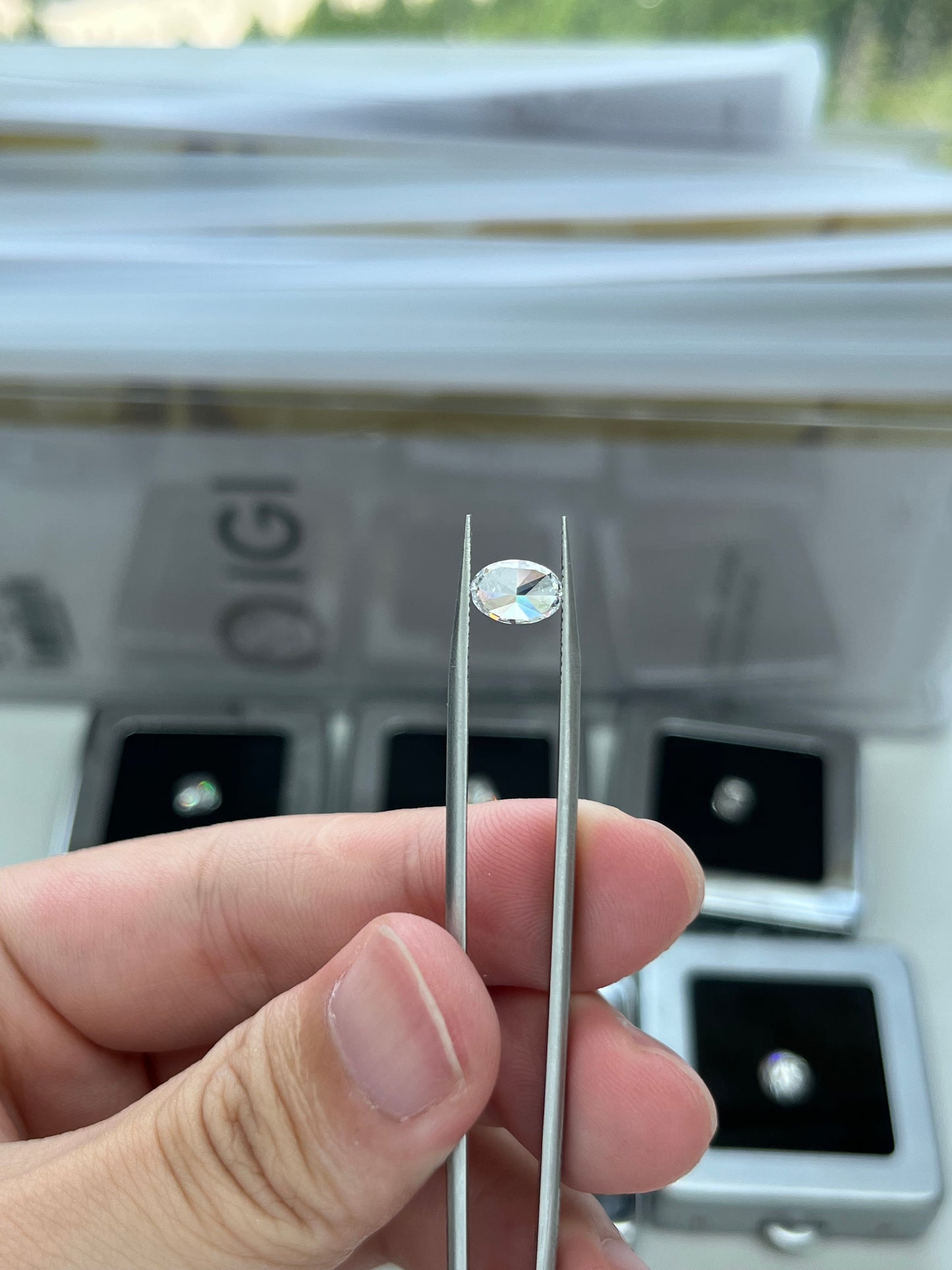 1.52CT OVAL D VS2 Lab Diamond