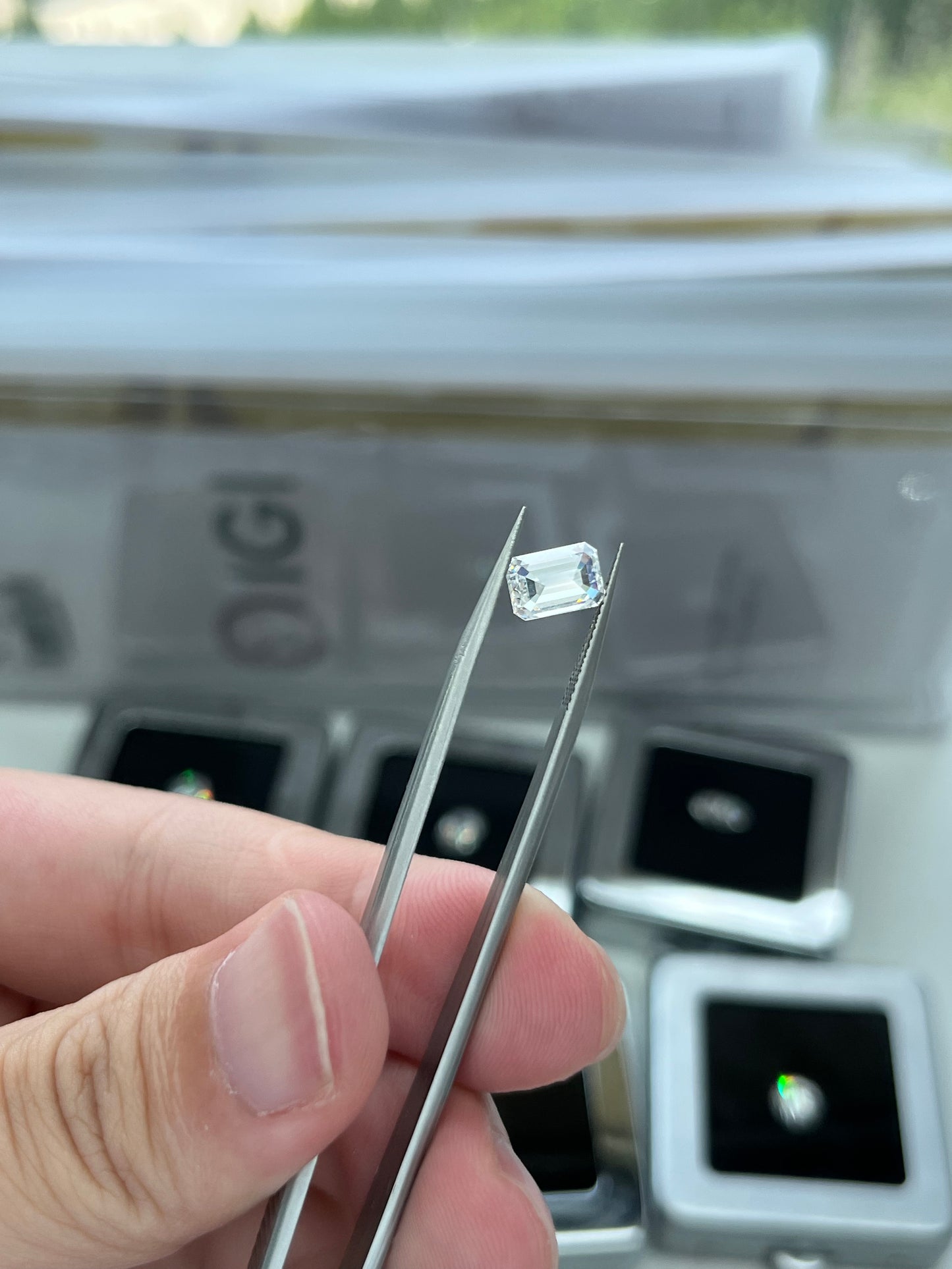 1.58CT Emerald E VVS2 Lab Diamond