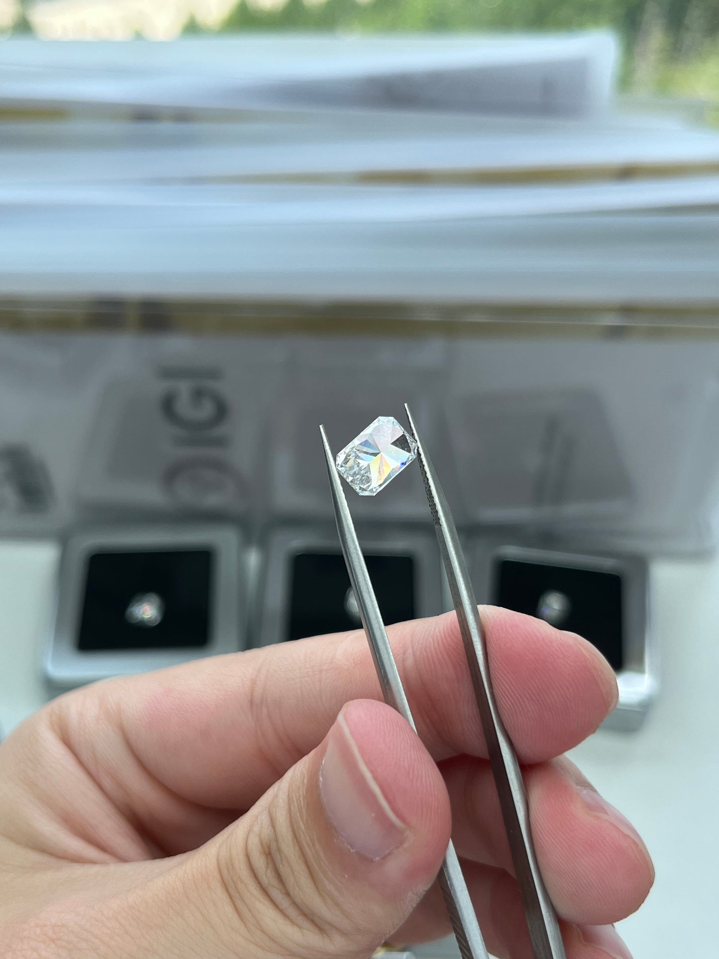 2.09CT Radiant D VVS2 Lab Diamond