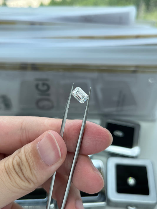 1.58CT Emerald E VVS2 Lab Diamond