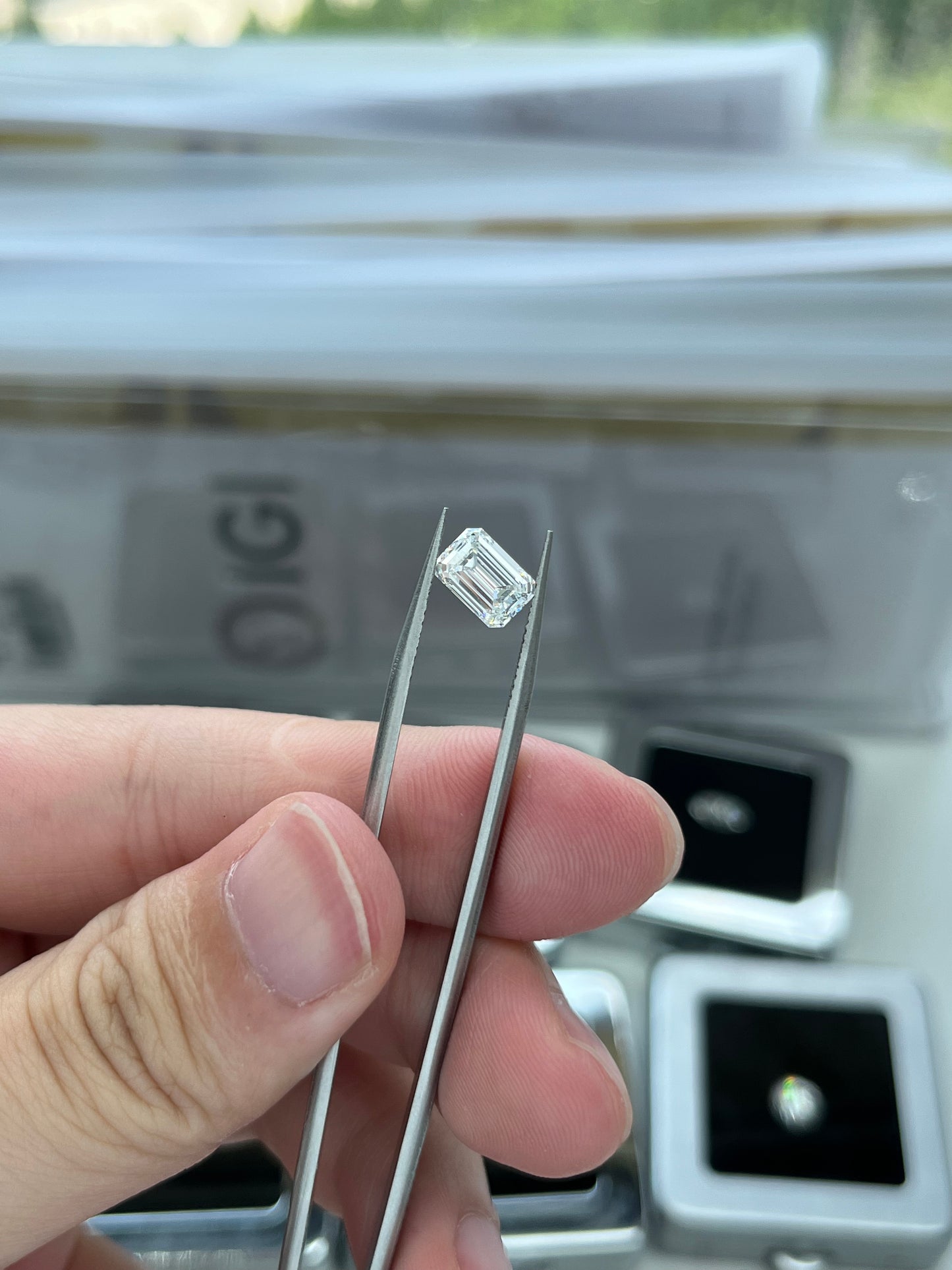 1.58CT Emerald E VVS2 Lab Diamond