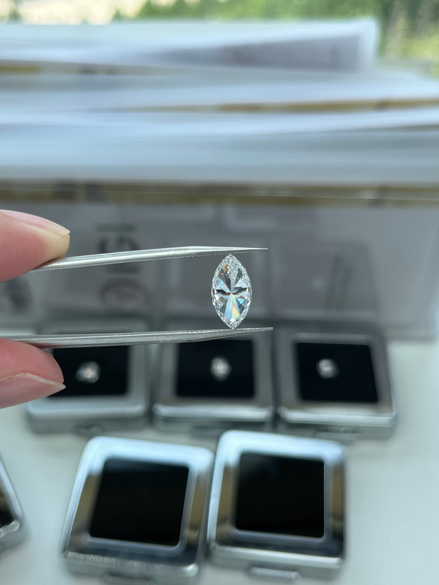 2.25CT Marquise D VS1 Lab Diamond