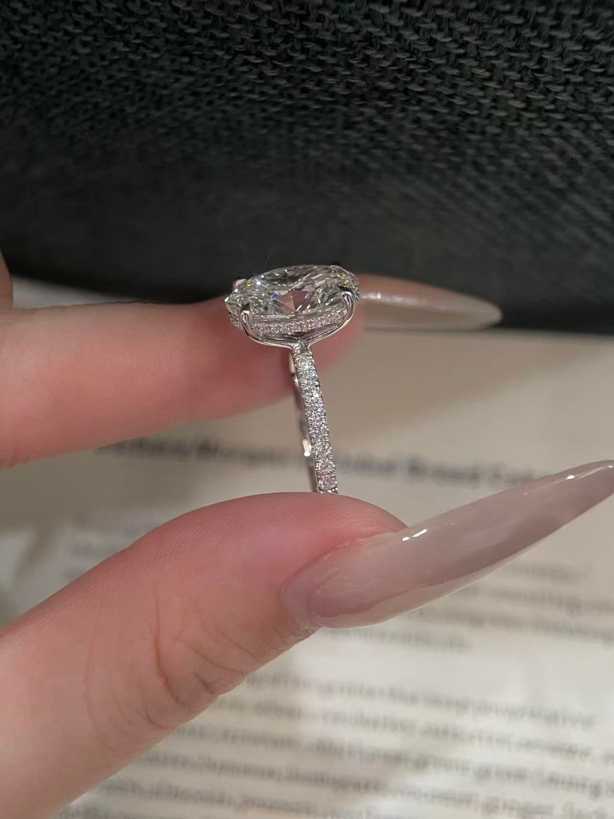 Deposit 4.5ct D VVS2 14K ring