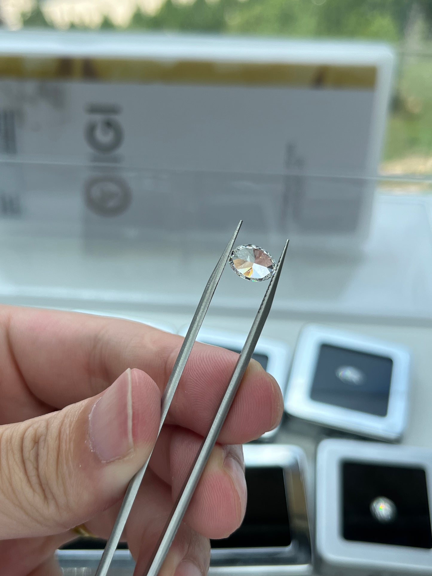 1.57CT OVAL E VVS2 Lab Diamond