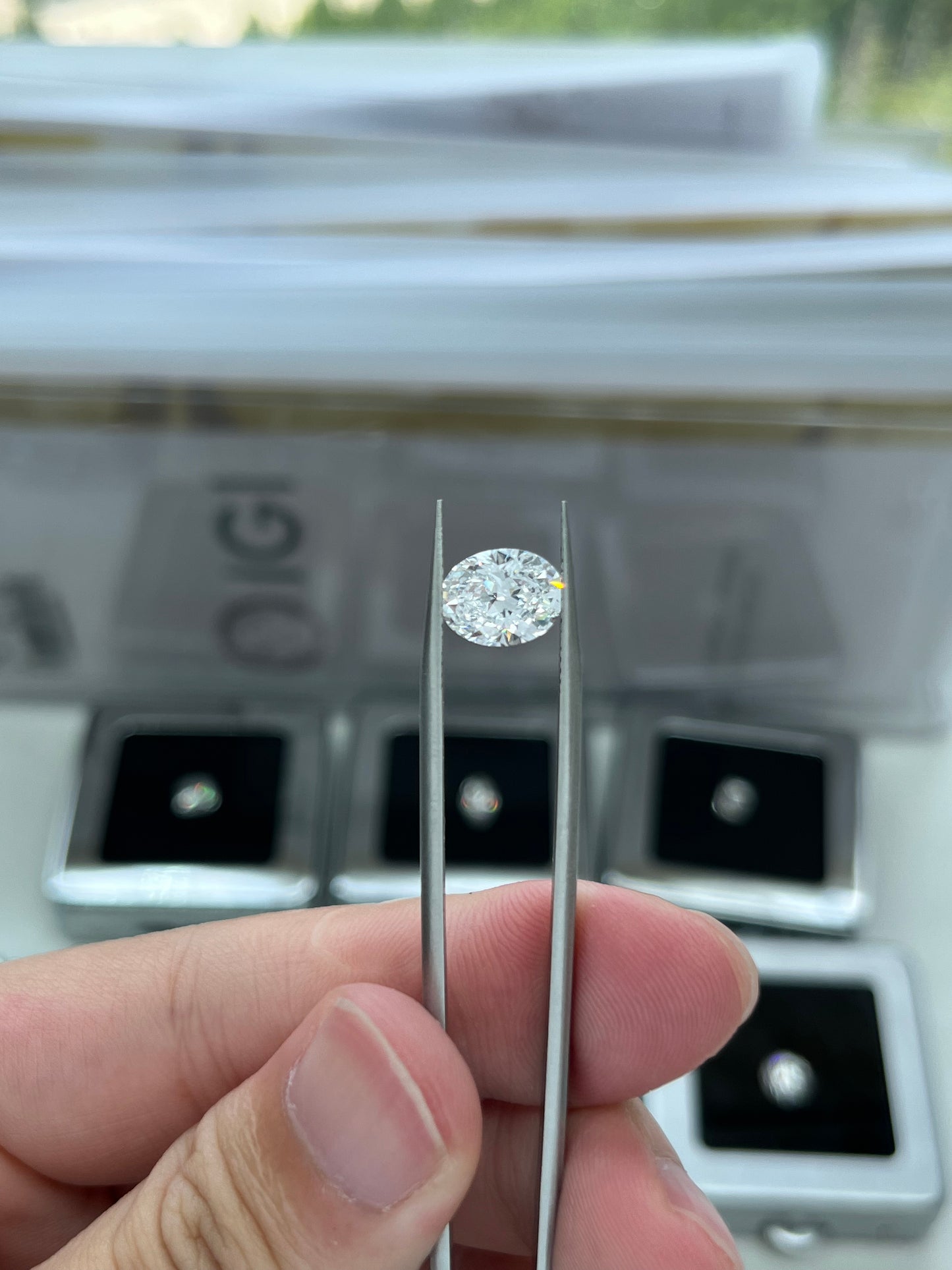 2.40CT OVAL D VS1 Lab Diamond