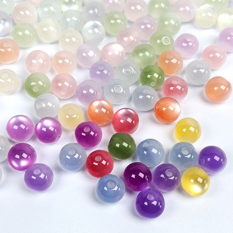 10mm Solar Energy Metaphysical Resin Beads Negative Energy Cleansing DIY Craft