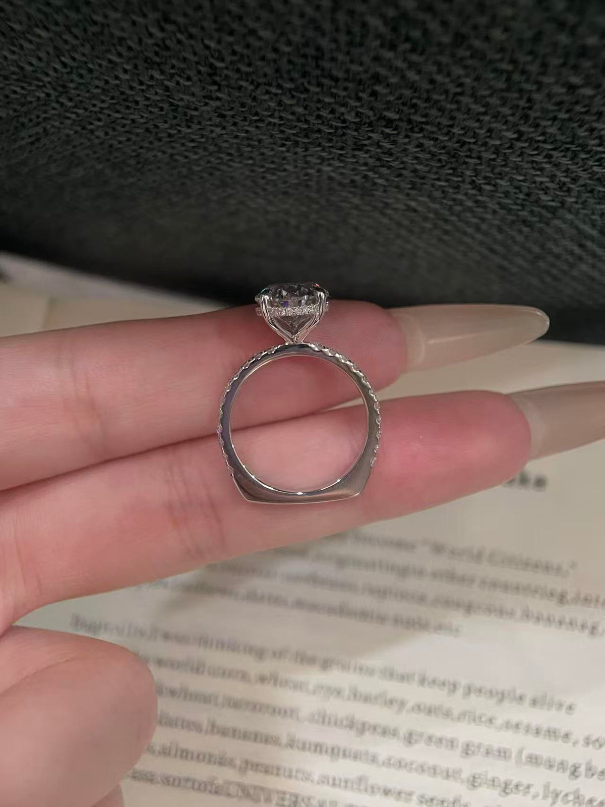 Deposit 4.5ct D VVS2 14K ring