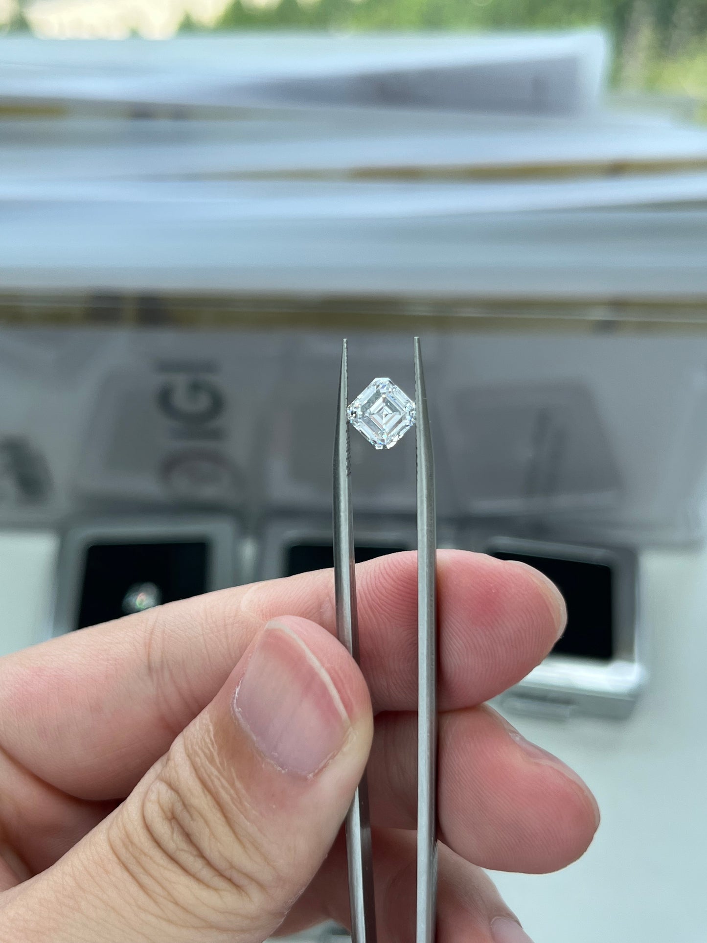 1.51CT Asscher D VVS2 Lab Diamond