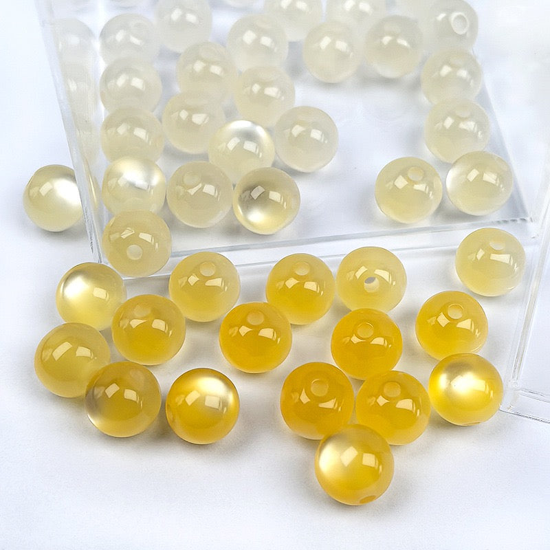 10mm Solar Energy Metaphysical Resin Beads Negative Energy Cleansing DIY Craft