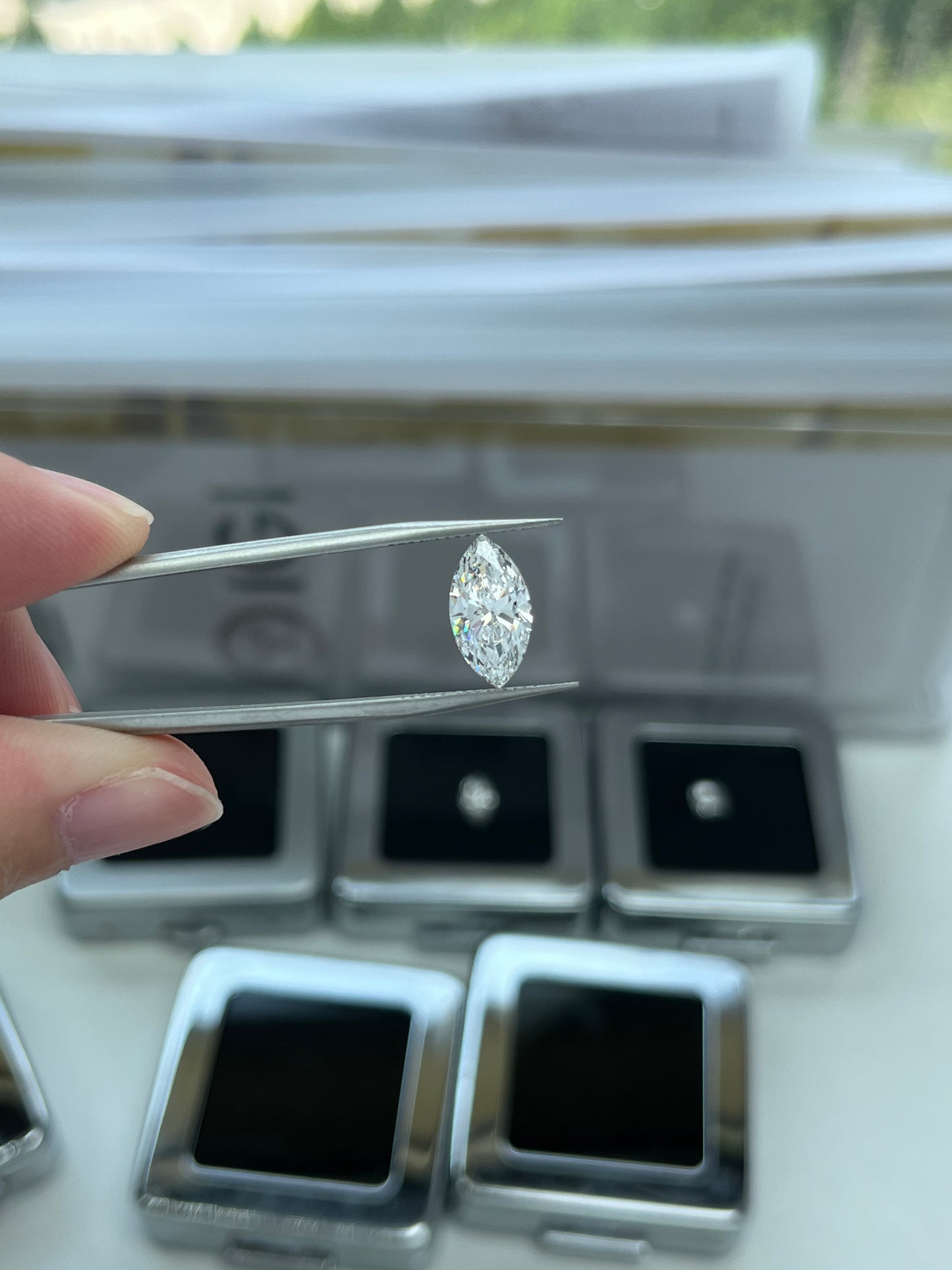 2.25CT Marquise D VS1 Lab Diamond