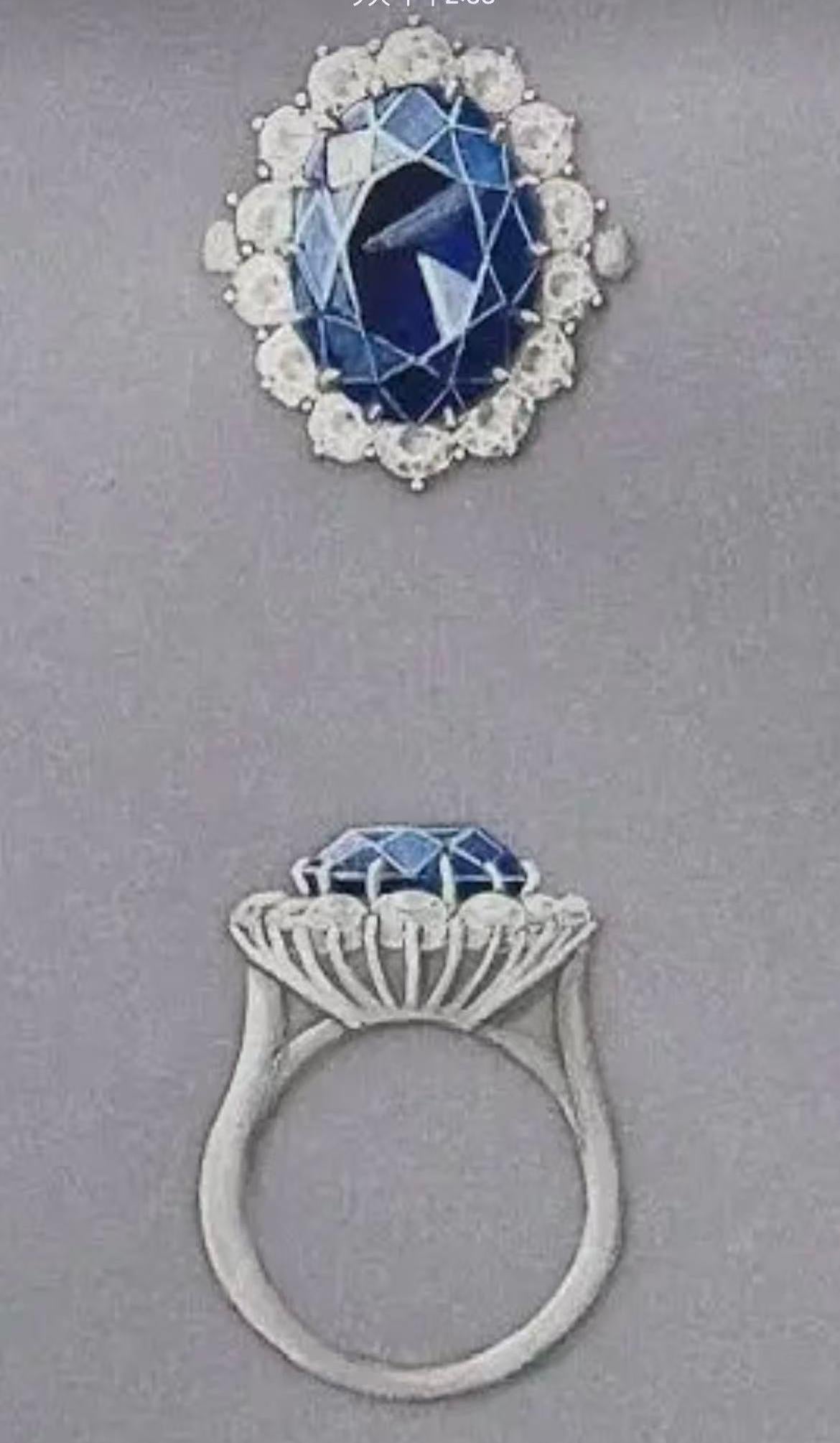 Deposit lab gems halo 18k ring for Gisele