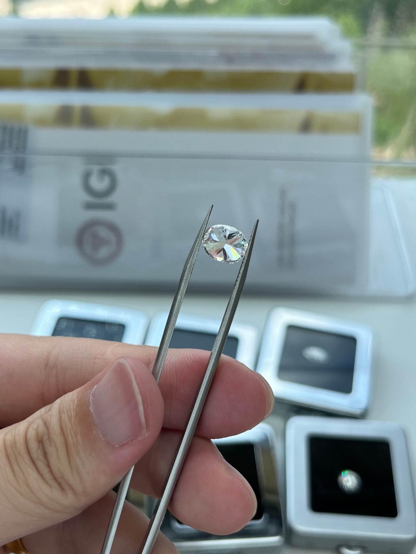 2.86CT OVAL D VS2 Lab Diamond