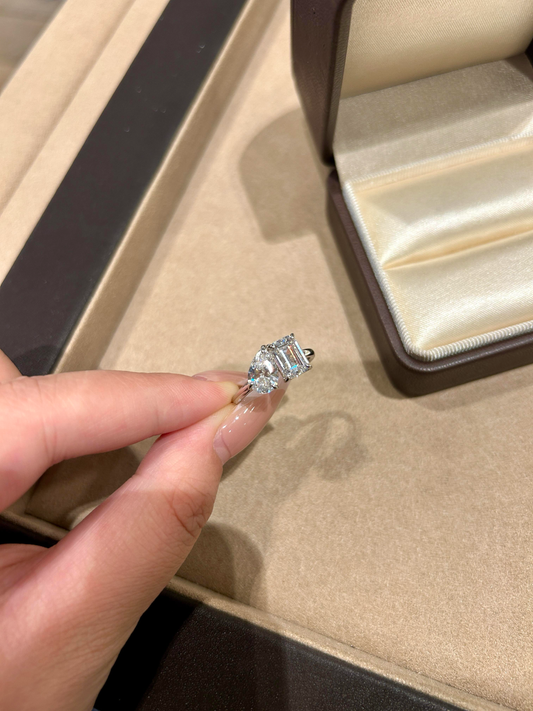 Deposit 1ct [Toi et Moi ] 18k solid gold