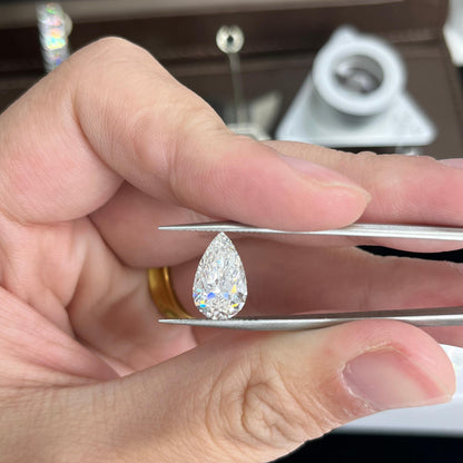 deposit 3.21ct E VVS2 pear diamong