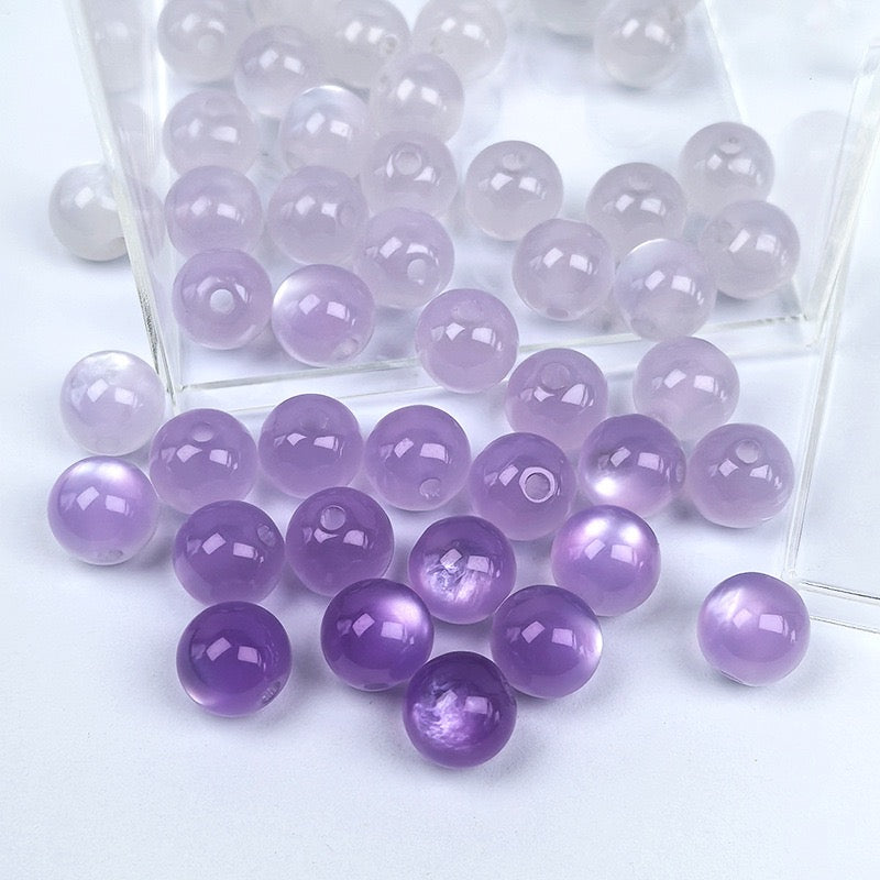 10mm Solar Energy Metaphysical Resin Beads Negative Energy Cleansing DIY Craft